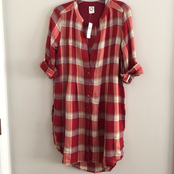 NWT Anthropologie Lucie Plaid Tunic - Picture 7 of 8